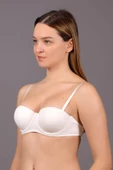 New Bra 8310 Kadın Sırtı Şeffaf Desteksiz Sütyen - 6