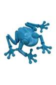 3d Hareketli Kurbağa Figürlü Oyuncak - Mavi thumbnail 6