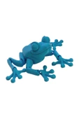 3d Hareketli Kurbağa Figürlü Oyuncak - Mavi thumbnail 4