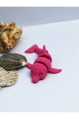 3d Hareketli Yunus Figürlü Oyuncak - Pembe thumbnail 4