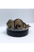 3d Hareketli Deniz Aygırı / Mors Figürlü Oyuncak - Altın Kahve - 3