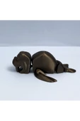 3d Hareketli Deniz Aygırı / Mors Figürlü Oyuncak - Altın Kahve - 6