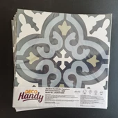 DecoHandy  Pvc Duvar Karosu 30x30cm 4'lü Paket - Çini Desen  0,36m2 - 3