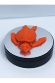 3d Hareketli Kaplumbağa Figürlü Oyuncak - Turuncu thumbnail 3