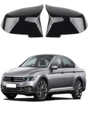 Volkswagen Passat B8 2015+ Araca Özel Batman Yarasa Ayna Kapağı Pianoblack - 1