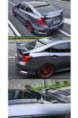 Honda Civic Fc5 Cam Üstü Spoiler Rs Model Pianoblack - 1