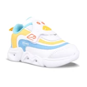 Erkek Bebek Sneaker - Beyaz-Mavi, Konforlu - 3