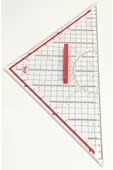 TML Aristo Cetveli 32 Cm - 3 Kenarlı Geometry Triangle Ruler - 1