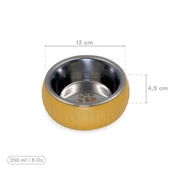 Mikopet Organik Seramik Mama Kabı Sarı thumbnail 3