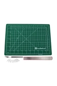 hodbehod A4 Yeşil Hobi Kesim Matı Seti Çift Taraflı Cutting Mat Set - 1