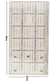 hobi market art Terzi Modelist Patchwork Kırkyama Cetveli 15x30cm - 3