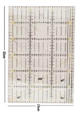 hobi market art Terzi Modelist Patchwork Kırkyama Cetveli 15x30cm - 2