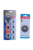 İşkur Makina Kesim Altlığı Patchwork Cutting Mat 45 Mm Rulet Kesici Komple Set - 3