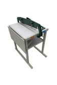 hodbehod Kartela Kesme Makinesi Zikzag Kesme Sürfile Kesme Kumaş Kesim Makinesi 60 Cm Bıçak Boyu - 5