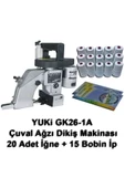 Yuki GK26-1A Çuval Ağzı Dikiş Makinası + 20 Adet İğne + 15 Bobin İp - 1