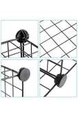 hodbehod 25 Bölmeli Metal Portatif Kitaplık Raf Dolap Organizer - 5