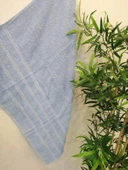 NİVEMESHOME MAVİ BANYO HAVLUSU ÇINAR - 1