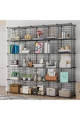 hodbehod 25 Bölmeli Metal Portatif Kitaplık Raf Dolap Organizer - 2