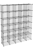 hodbehod 30 Bölmeli Metal Sökülüp Takılabilen Dolap Raf Organizer Gardırop - 4