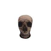 Halloween Korku Maskesi Transparan Kuru Kafa Beyaz - 1