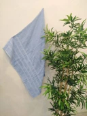 NİVEMESHOME MAVİ BANYO HAVLUSU ÇINAR - 3