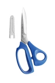 Kai V5210 Kılıflı Mavi Plastik Saplı Kumaş Kesim Makası 21 Cm - 1