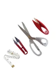 hodbehod 20 Cm Plastik Saplı Kumaş Kesim İplik Temizleme Makası Set - 1