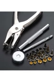 hodbehod 240 Set Karışık Renkli Rivet Perçin Aksesuar ve Çakım El Pensesi - 2