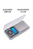 hodbehod Dijital Hassas Elektronik Taşınabilir Cep Terazi Tartı 1000 Gr 0.1 Gr - 2
