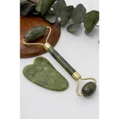 Jade Roller Gua Sha Taşı Seti - 1