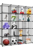 hodbehod 20 Bölmeli Çok Amaçlı Metal Tel Dolap Organizer - 1