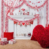 Simli Parti Süsü 2 Metre Pembe - 2