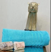 NİVEMESHOME POLOLİFE TURKUAZ BANYO HAVLUSU - 2