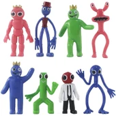 Rainbow Friends Roblox Monster Ithal Figür 8 Adet Premium Kaliteli Oyuncak 9-11.5 Cm - 1