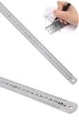 hodbehod Paslanmaz Çelik Cetvel 40cm - 2