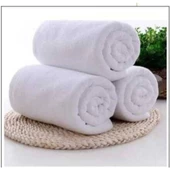 NİVEMESHOME BEYAZ BAMBU BANYO HAVLUSU NURPAK - 1