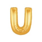 Altın Sarısı Folyo Harf Balon 1 Metre - 1