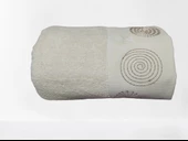 AREL BEJ 50*90 KAPAMA BEZ BORDURLU NAKIŞLI HAVLU - 1