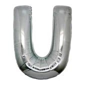 Gümüş Rengi Folyo Harf Balon 1 Metre - 1