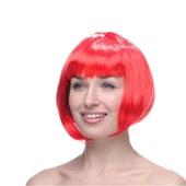 Kırmızı Peruk Saç - 1