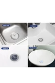 Silikon 2 Boy Lavabo Gider Banyo Küvet Tıkacı Tıpası - 5