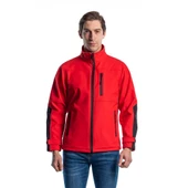 Şensel, Softshell Mont, Kırmızı -91E679- Su İtici - 1
