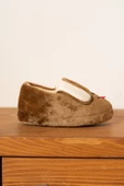 Albishoes Unisex Çocuk Panduf Ev Patiği Pamuk Astarlı Köpek Figürlü Ev Kreş Ayakkabı Sevimli Köpek - 3