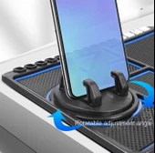 Torpido Üstü Numaratörlü Telefon Tutucu Kaydırmaz Mat - 2