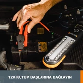 WORX WX852.1 12V 500Amp Lityum-Polymer Akü Takviye + Powerbank + Led Lamba - 10