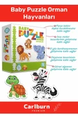 Özel Üretim Zeka Geliştirici Eğitici Çocuk El Göz Koordinasyonu Baby Puzzle Orman Hayvanları - 1