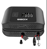 KOBB KB420 12Volt/Şarjlı 150PSI Taşınabilir Dijital Basınç Göstergeli Led Aydınlatmalı Lastik Şişirme Pompası - 8
