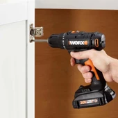 WORX WX100 20Volt/2.0Ah. Li-ion Tek Akülü Profesyonel Şarjlı Matkap - 8