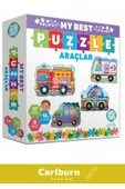 Özel Üretim 37 Parça 8 Araçlı Okul Öncesi Oyuncak Eğitici Öğretici Oyuncak Araçlar Puzzle - 3