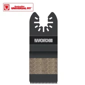 WORX WA4960 Çok Amaçlı Raspalama Makinası İçin 35x40mm Ahşap, PVC Universal Kesme ve Zımparalama Bıçağı - 1